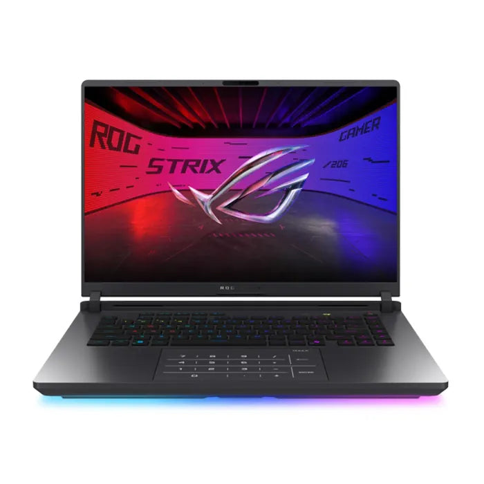 Asus Rog Strix G16 G615LW Gaming Laptop, Intel Core Ultra 9 275HX Processor, 32GB RAM DDR5, 1TB SSD NVMe, RTX 5080 16GB Graphics, 16" WQXGA IPS 240Hz Display, 4-Zone RGB Backlit Keyboard, Windows 11 Home, Volt Green