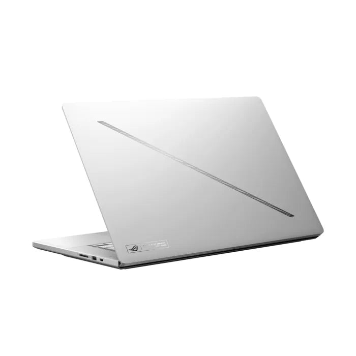 Asus Rog Zephyrus G16 GU605CW Gaming Laptop, Intel Core Ultra 9 285H Processor, 32GB RAM, 1TB SSD, RTX 5080 16GB VGA, 16" OLED WQXGA, 240Hz Display, 1-Zone RGB Backlit Chiclet Keyboard (English/Arabic), Windows 11 Pro (License), Platinum White