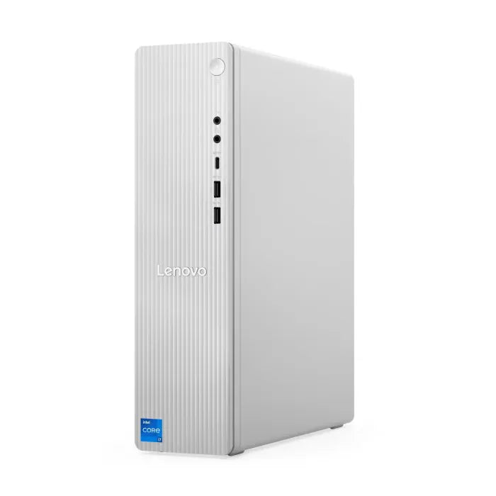 Lenovo IdeaCentre Tower 08IRH9 Desktop, Intel Core i7-13620H Processor, 16GB RAM DDR5, 512GB SSD NVMe, Integrated Intel UHD Graphics, USB Calliope Keyboard & Mouse, Windows 11 Pro, Cloud Grey