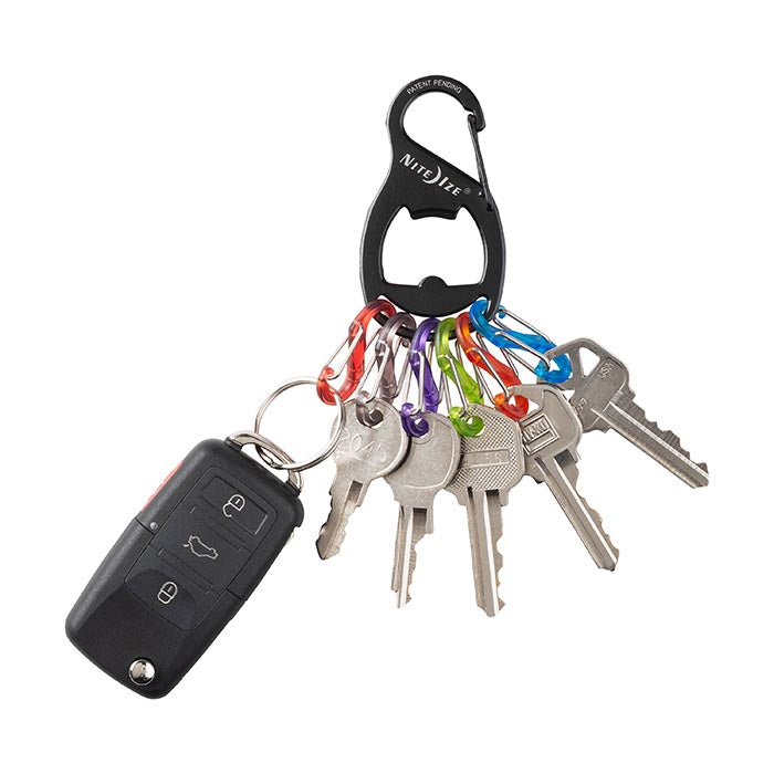 NiteIze | KRB2-01-R6 | NiteIze KeyRack+™ S-Biner® |Black