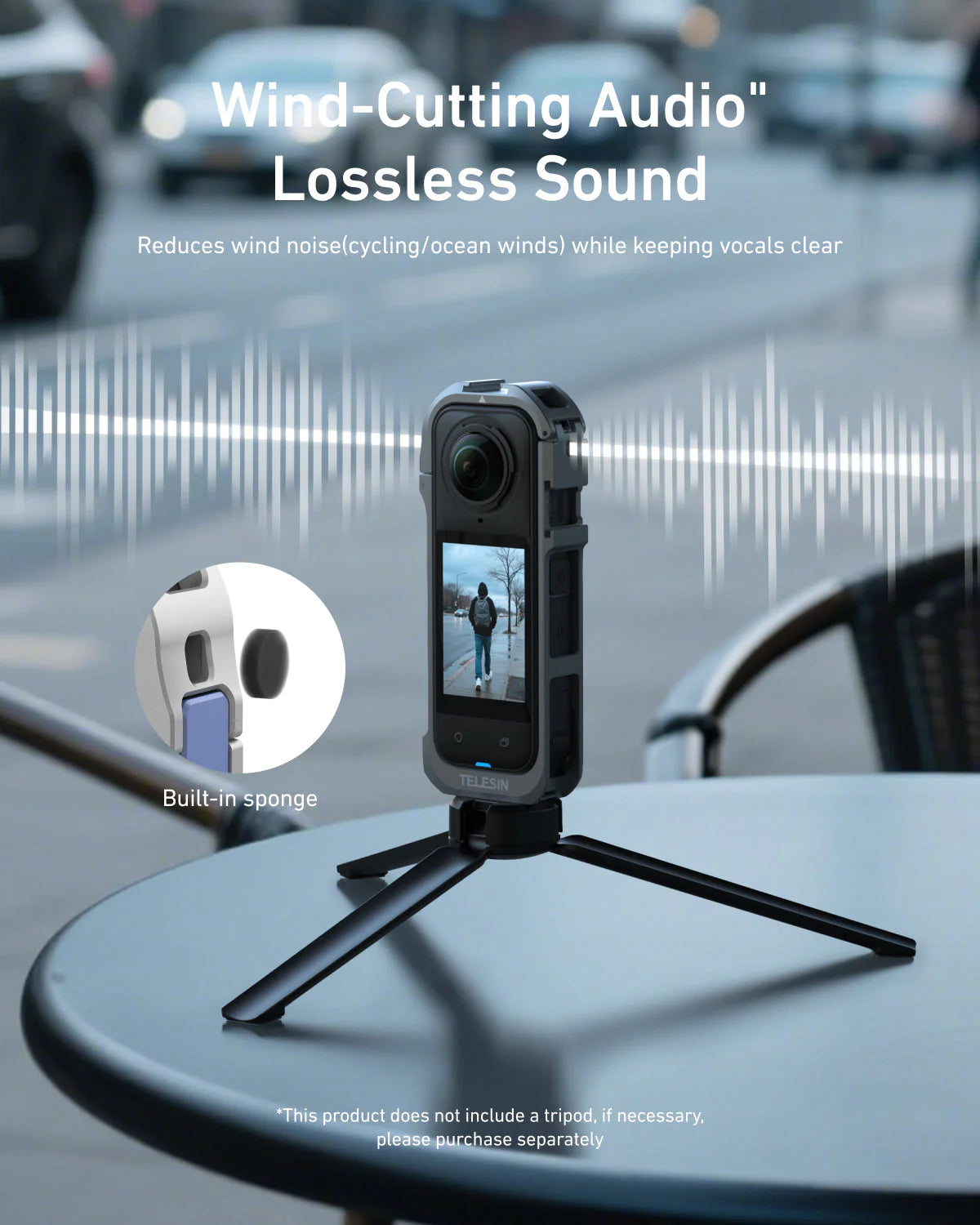 Telesin Metal Full Cage Protection Expantion for Insta360 X5