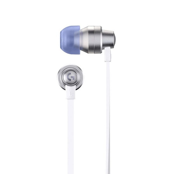 Logitech G333 In-Ear Gaming Earphone -White/Purple