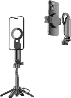 Porodo Quad Base Selfie Stick Handheld Camera Grip-Black ( PD-HSM34BK) - GulfStore.com
