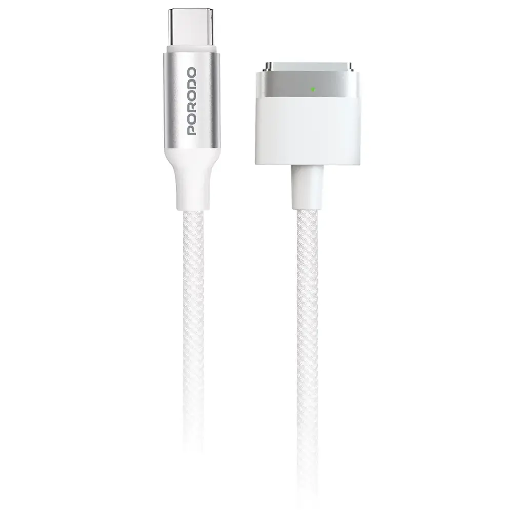 PDCBL0040 | Porodo USB-C To Magsafe 3 Fast Charging  Cable | White - GulfStore.com