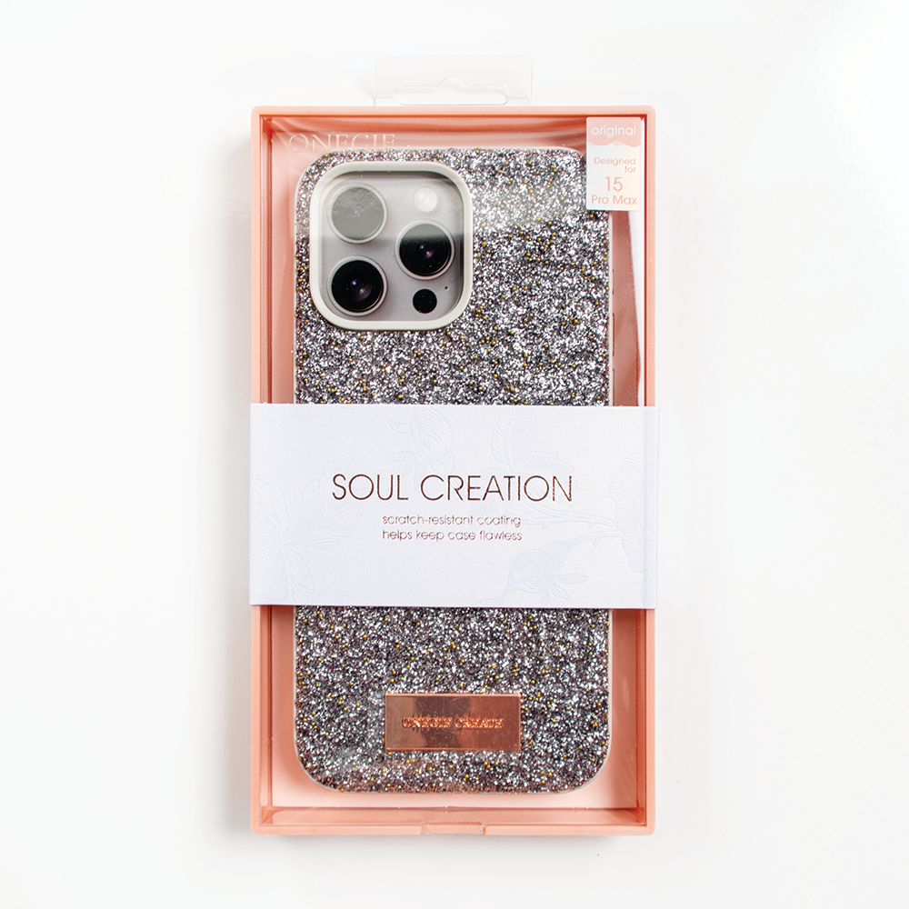 ONEGIF Hard Case For iphone 15 Pro Max 6.9 - Silver