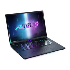GIGABYTE AORUS MASTER 16 AM6H Gaming Laptop, Intel Core Ultra 9 275HX Processor, 32GB DDR5 Ram, 1TB SSD NVMe, RTX 5090 24GB GPU, 16’’ QHD+ OLED 240Hz Display, 3-Zone RGB Backlit Keyboard (Arabic / English), Windows 11 Pro - Black