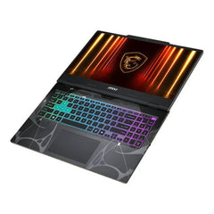 MSI Cyborg 15 B2RWGKG Gaming Laptop, Intel Core Ultra 7 240H Processor, 16GB RAM DDR5, 1TB SSD NVMe, RTX 5070 8GB Graphics, 15.6" FHD 144Hz Display, Single-Zone Blue RGB Keyboard, Windows 11 Home - Black