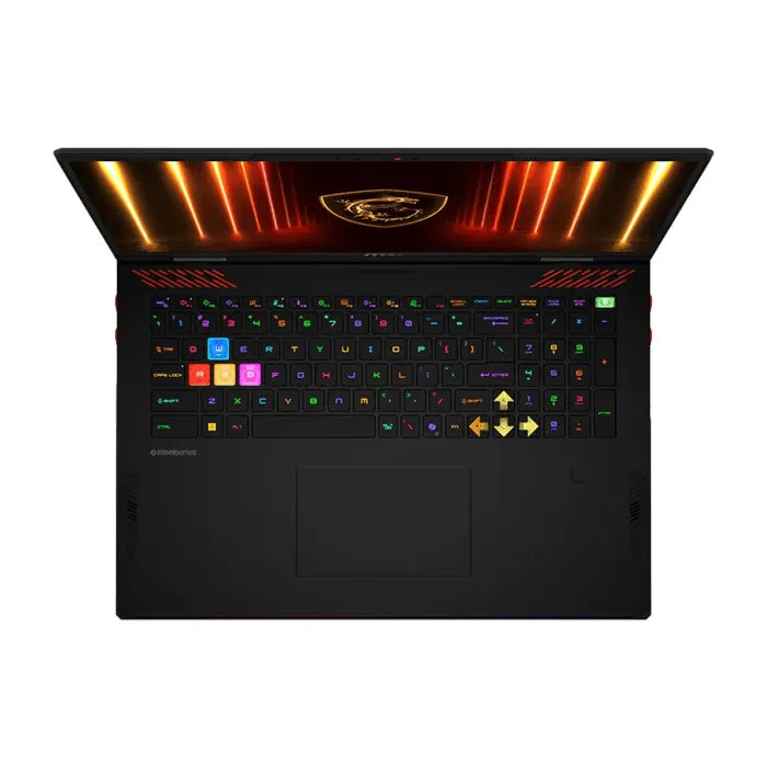 MSI RAIDER 18 HX AI A2XWJG Gaming Laptop, Intel Core Ultra 9 285HX Processor, 64GB Ram DDR5, 2TB SSD NVMe, RTX 5090 24GB Graphics, 18" QHD IPS 240Hz Display, Per-Key RGB Keyboard, Windows 11 Home, Core Black