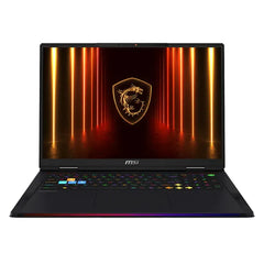 MSI RAIDER 18 HX AI A2XWJG Gaming Laptop, Intel Core Ultra 9 285HX Processor, 64GB Ram DDR5, 2TB SSD NVMe, RTX 5090 24GB Graphics, 18" QHD IPS 240Hz Display, Per-Key RGB Keyboard, Windows 11 Home, Core Black | 9S7-182432-452