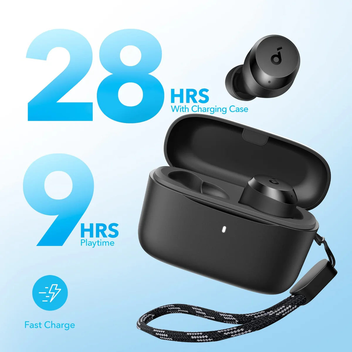 A3948H11 | SoundCore A20i True Wireless Earbuds | Black