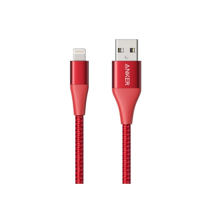 انكر وصلة شحن USB إلى لايتننج 0.9 متر - احمر