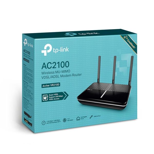 TP-Link AC2100 Wireless MU-MIMO VDSL/ADSL Modem Router