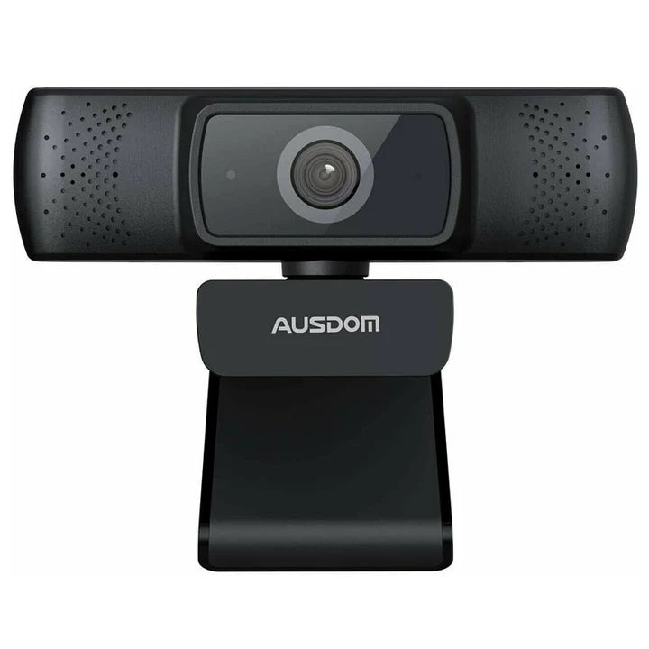 Ausdom 4K Webcam, Autofocus, Built-in Microphone, Frames 4K/30FPS, USB2.0 (add type-C rotary)- Black