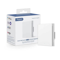 Aqara Smart Wall Switch H1 (no neutral, single rocker) | AK071EUW01 - GulfStore.com