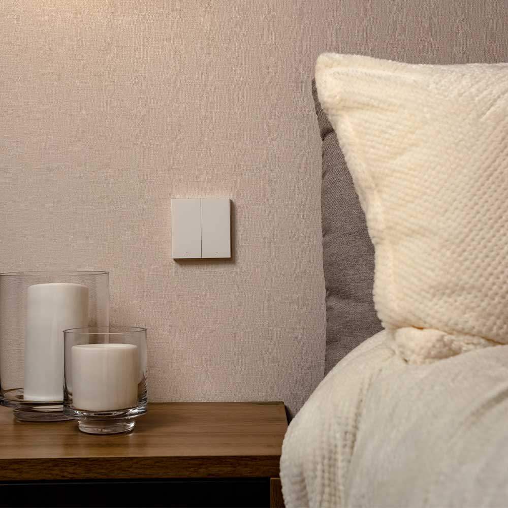 Aqara Smart Wall Switch H1 (no neutral, double rocker) | AK072EUW01 - GulfStore.com