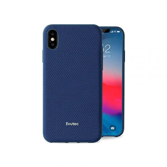 Evutec iPhone XS Max Ballistic Nylon Case w/Vent Mount - Blue