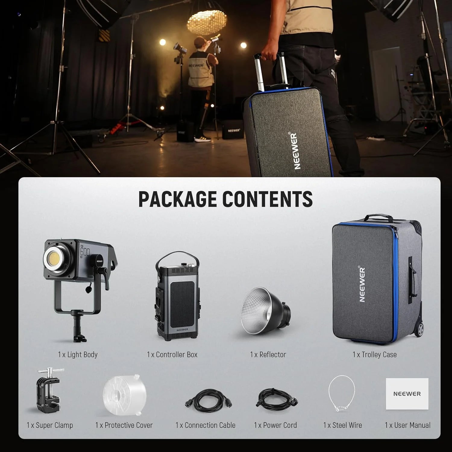 Neewer AS600B BI-COLOR LED VIDEO LIGHT (UK)