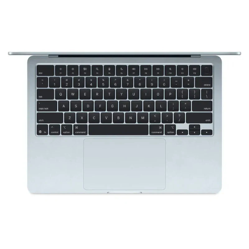 Apple MacBook Air - 13.6 بوصة / M4 / وحدة معالجة مركزية 10 أنوية / وحدة معالجة رسومية 10 أنوية / محرك عصبي 16 نواة / ذاكرة وصول عشوائي (RAM) سعة 24 جيجابايت / قرص SSD سعة 512 جيجابايت / أزرق سماوي / سنة واحدة 