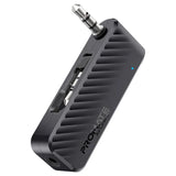 Promate Compact AUX to Bluetooth Audio Transmitter Adapter, Grey