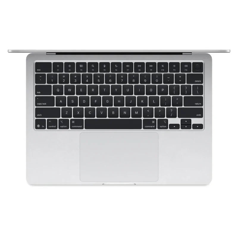 Apple MacBook Air - 13.6 بوصة / M4 / وحدة معالجة مركزية 10 أنوية / وحدة معالجة رسومية 10 أنوية / محرك عصبي 16 نواة / ذاكرة وصول عشوائي 24 جيجابايت / قرص SSD 512 جيجابايت / فضي / سنة واحدة 