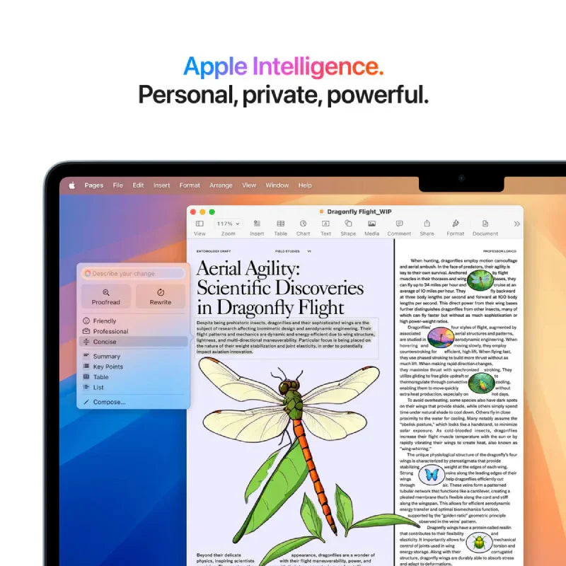 Apple MacBook Air - 15.3 بوصة / M4 / وحدة معالجة مركزية 10 أنوية / وحدة معالجة رسومية 10 أنوية / محرك عصبي 16 نواة / ذاكرة وصول عشوائي 16 جيجابايت / قرص SSD 256 جيجابايت / Starlight / سنة واحدة 