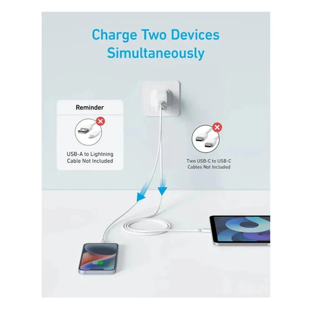 A2348K21 Anker Select Charger (20W, 2-Port) -White
