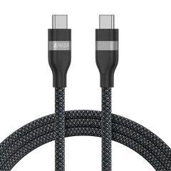 A82E2H12 Anker USB-C to USB-C Cable 240W (Upcycled-Braided) (1.8m/6ft) -Black - GulfStore.com