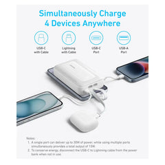 A1681H51 , Anker Zolo Power Bank (20K, 30W, Built-In USB-C and Lightning Cable) -Pink - GulfStore.com