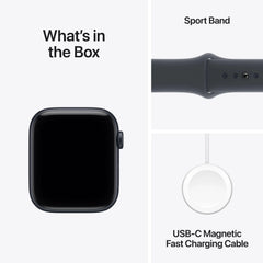 Apple Watch SE 3 GPS 40mm Midnight Aluminium Case with Midnight Sport Band - S/M - GulfStore.com