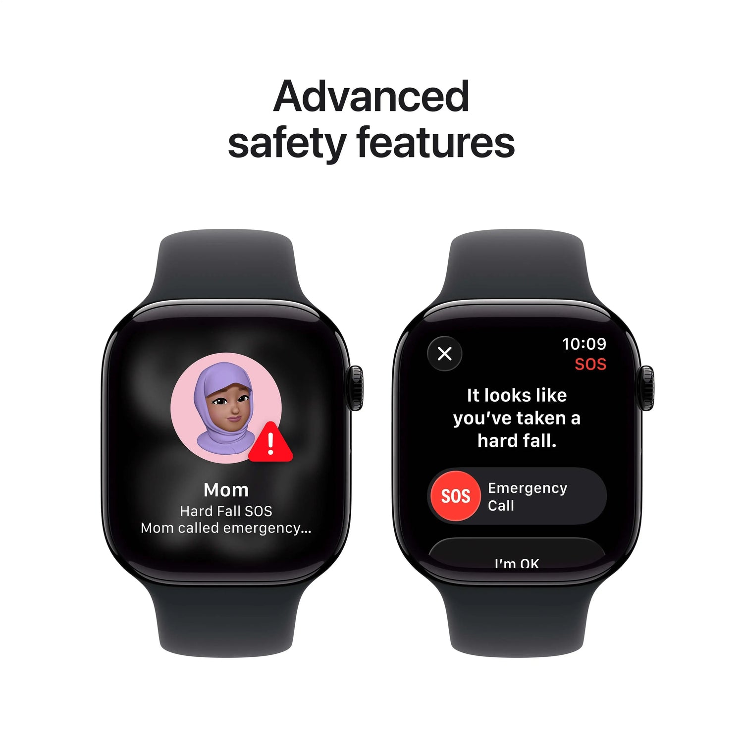 Apple Watch Series 11 GPS + Cellular 46mm Jet Black Aluminium Case with Black Sport Band - M/L - GulfStore.com