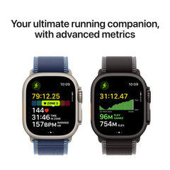 Apple Watch Ultra 3 GPS + Cellular 49mm Black Titanium Case with Black Alpine Loop - Large - GulfStore.com