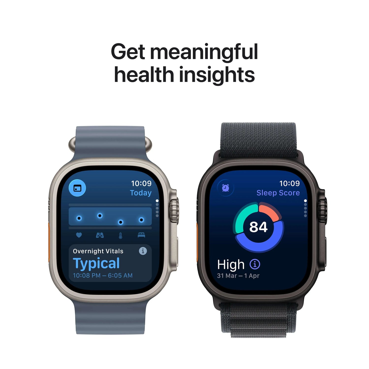 Apple Watch Ultra 3 GPS + Cellular 49mm Black Titanium Case with Black Alpine Loop - Large - GulfStore.com