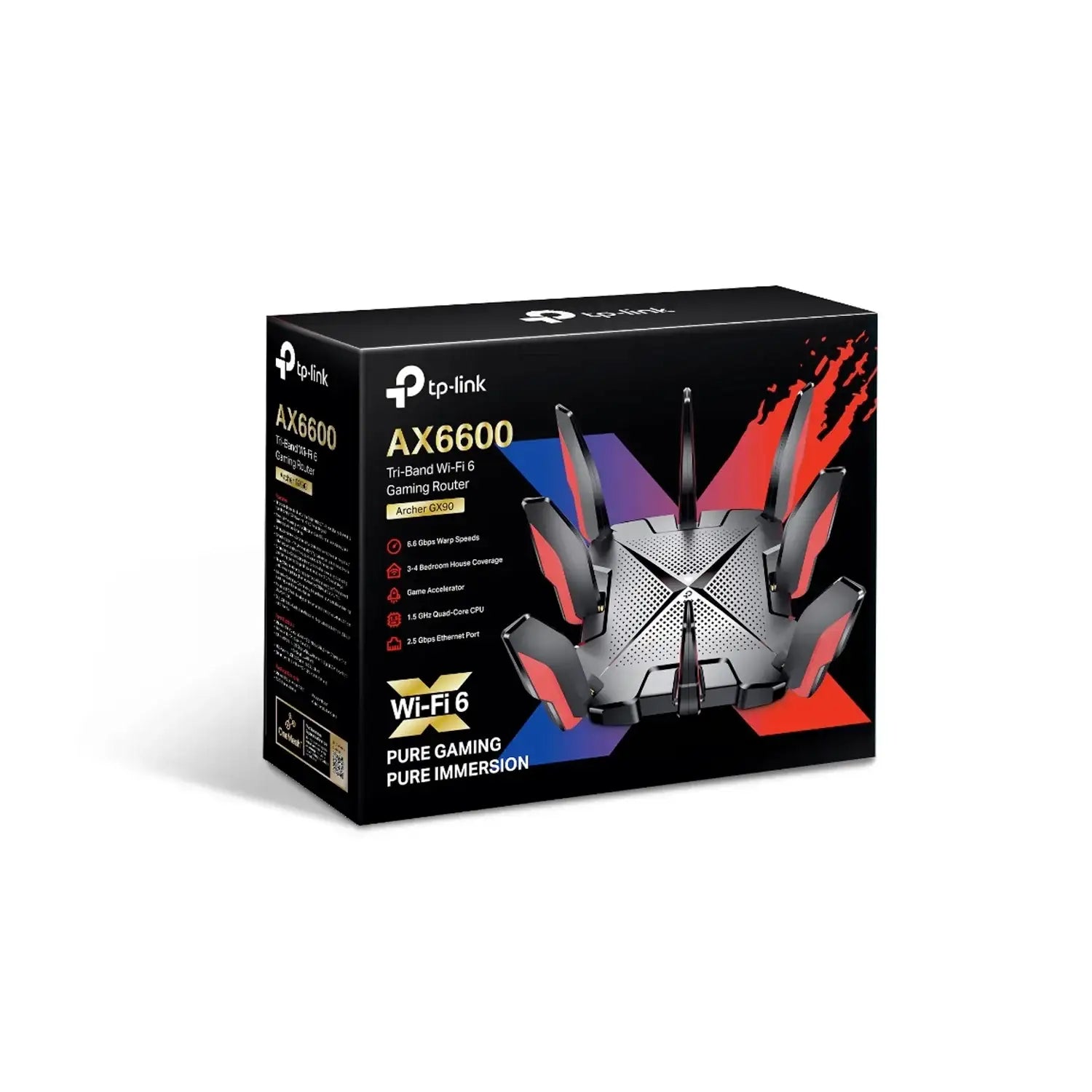 TP-Link AX6600 Tri-Band Wi-Fi 6 Gaming Router - GulfStore.com