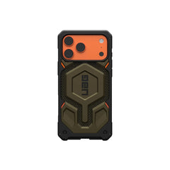 جراب UAG لهاتف iPhone 18/17 Pro Max طراز Monarch Pro Kevlar | لون Kevlar Element Green