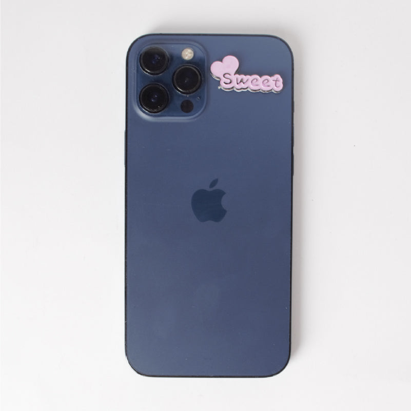 Pink Sweet With Heart Sign Sticker