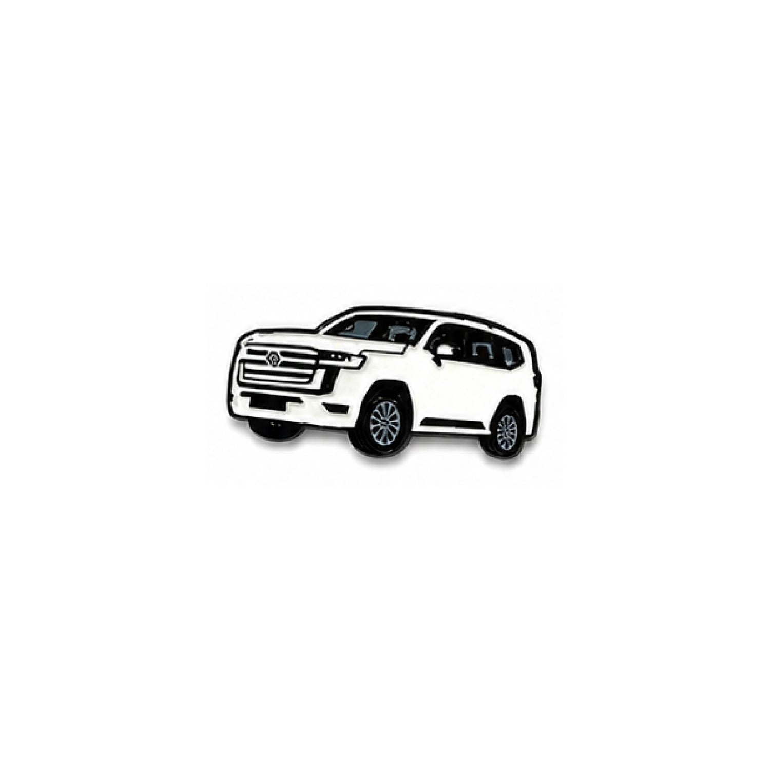 Sticker Toyota Land Cruiser - White