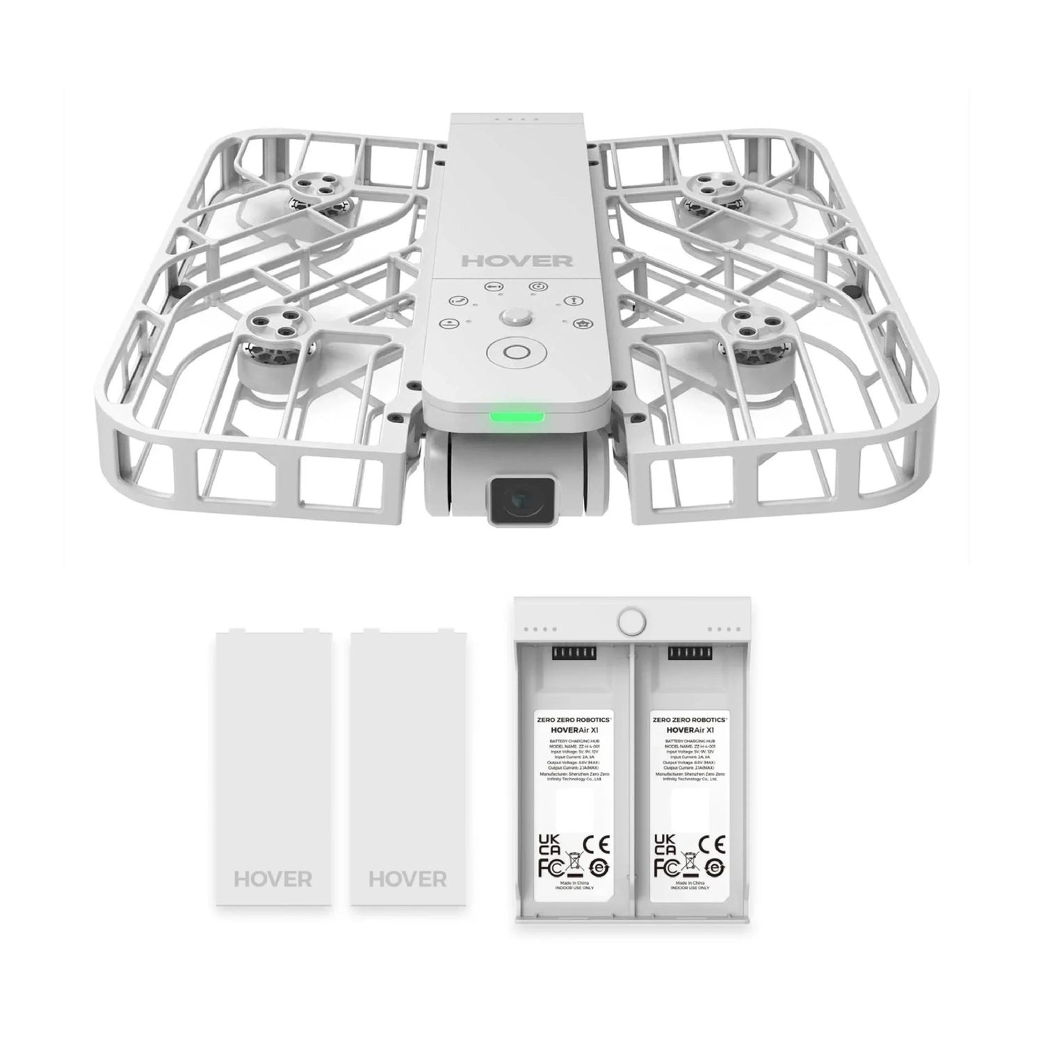 مجموعة HoverAir X1 (أبيض) 