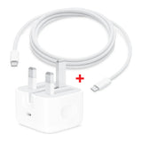 Apple 20W USB-C Power Adapter + Apple 1 Meter USB-C Charge Cable - White