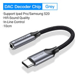 BIHBA | Vention USB-C Male to 3.5MM Earphone Jack with DAC Adapter 0.1M