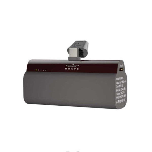 BP-14 , Brave Power Bank Plug On-L 5000mAh ,20w Type-C Output
