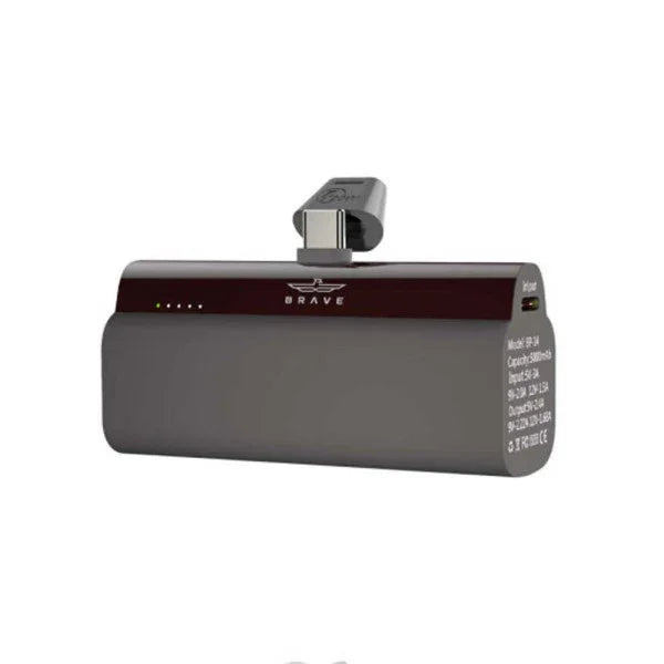 BP-14 , Brave Power Bank Plug On-L 5000mAh ,20w Type-C Output
