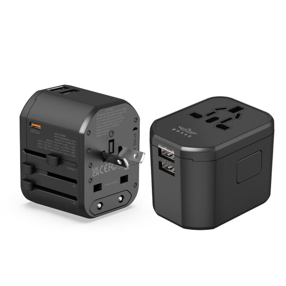 Brave Travel 3 Port + AC Travel Adapter BTC-33