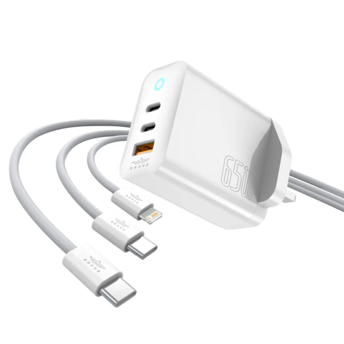 Brave | 65W GAN Fast Charger With Cable