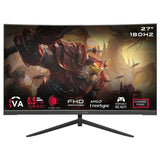 GAMEON GOC27F180VA 27" FHD, 180 Hz, MPRT 0.5 ms, HDMI 2.1, VA PANEL Curved Gaming Monitor - GulfStore.com