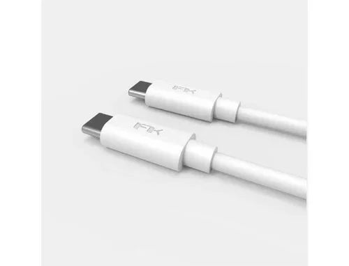 كابل Feeltek USB-C إلى USB-C بطول 200 سم - TPE - أبيض