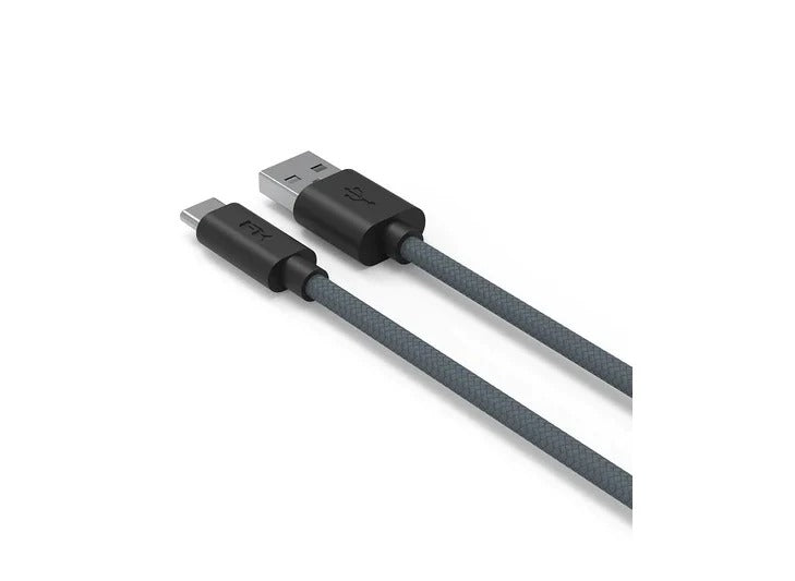 Feeltek USB-C to USB-A Cable 200 cm ( Braid ) - Black