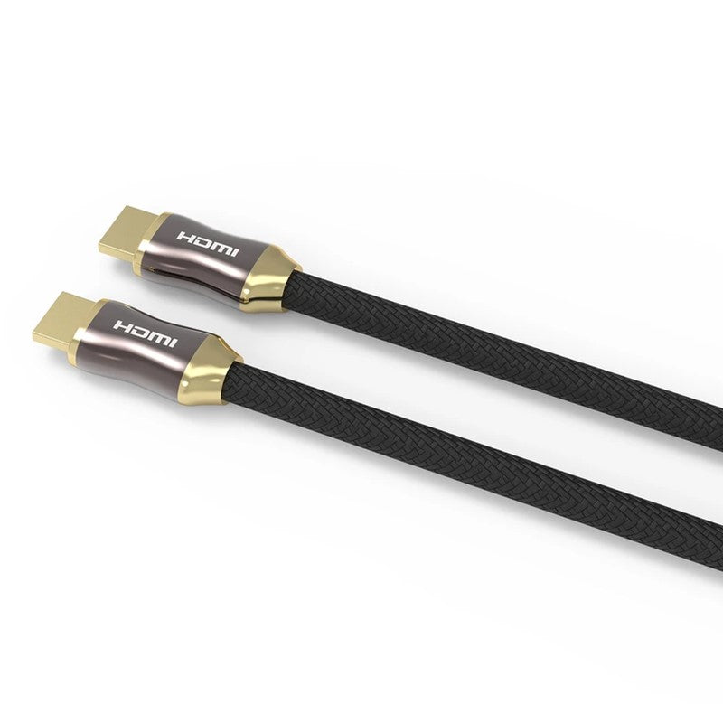 Feeltek Air UHD 8K HDMI Cable 2M - Braid + Metallic - Black