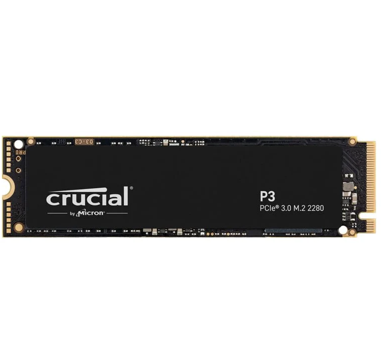 Crucial P3 - 1TB / M.2 2280 / PCIe 3.0 - SSD (Solid State Drive)