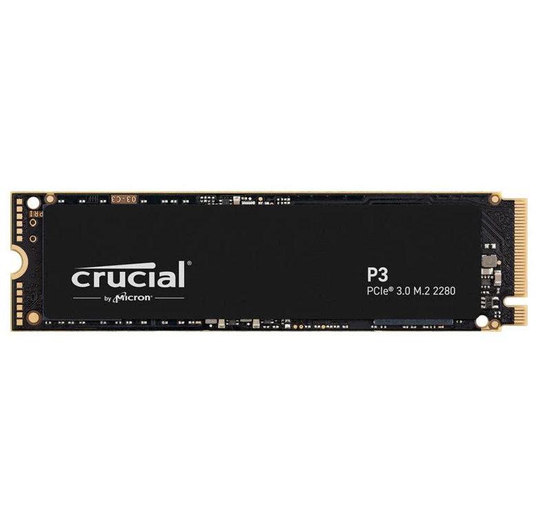 Crucial P3 - 500GB / M.2 2280 / PCIe 3.0 - SSD (Solid State Drive)