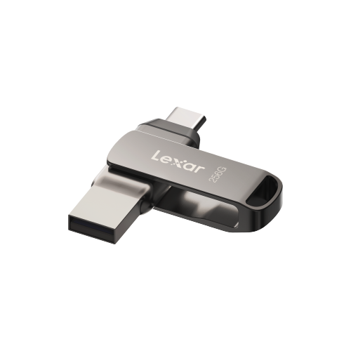 256GB Lexar® Dual Type-C and Type-A USB 3.1 flash drive, up to 130MB/s read